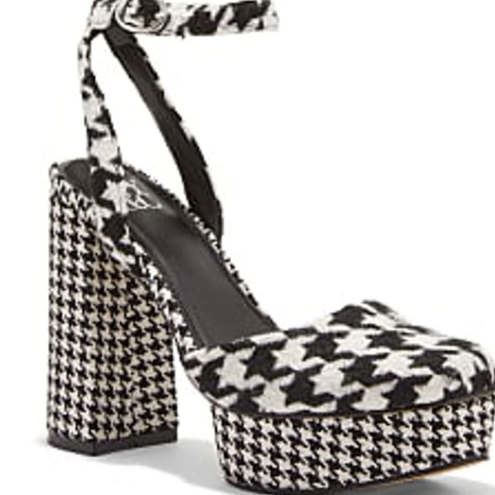 New York & Company Houndstooth Platform Heels
